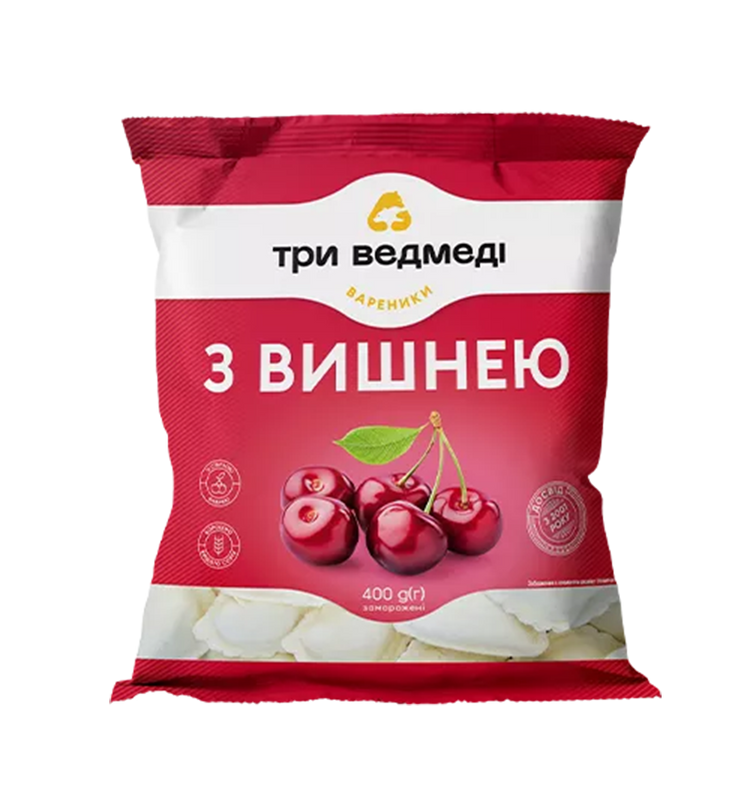Вареники с вишней "Три Ведмеді"