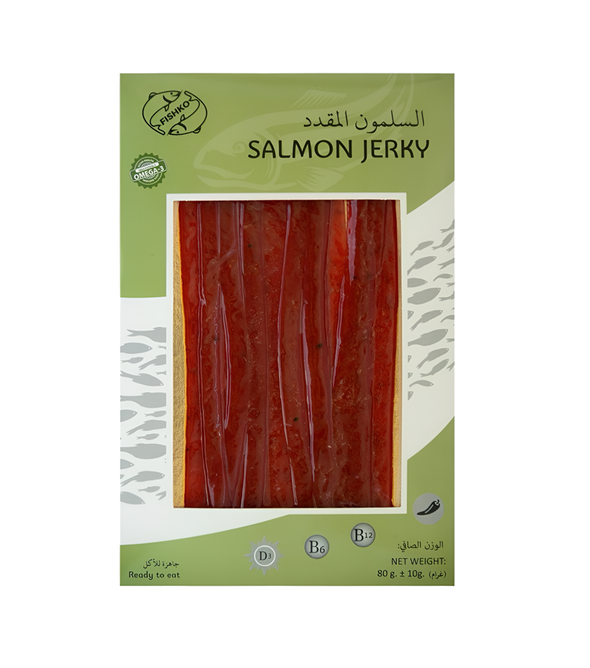 Сушеные ломтики лосося (Salmon Jerky)