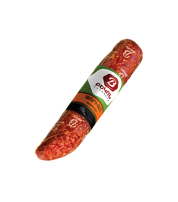 Raw smoked chorizo sausage "Bacon" 192g.