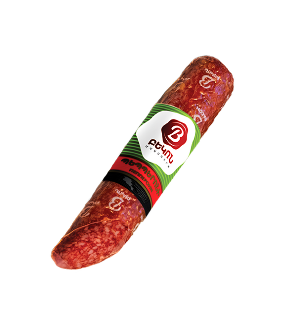 Raw smoked pepperoni sausage "Bacon" 192g.