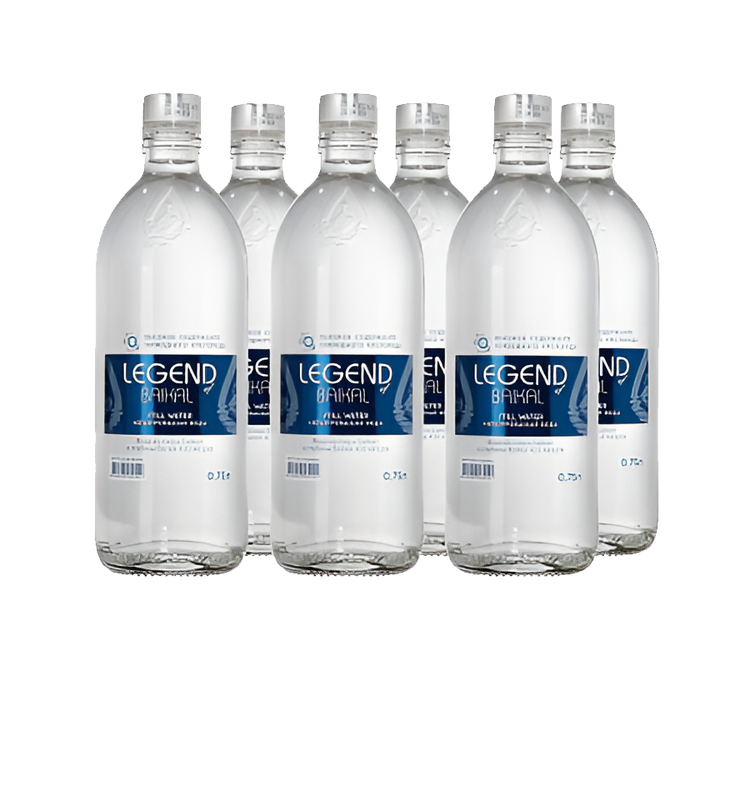 Legend Baikal water in packaging (0.75l & 0.33l)