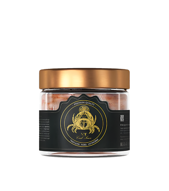 Соус из краба с лаймом, оливковым маслом и тимьяном