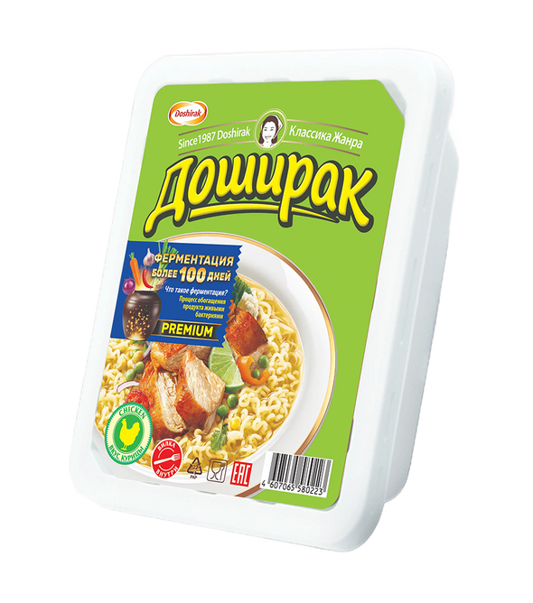 Лапша Доширак быстрого приготовления со вкусом курицы