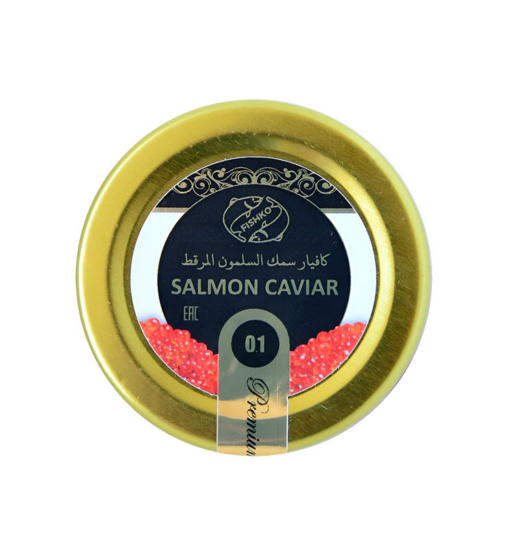 Caviar salmon granular