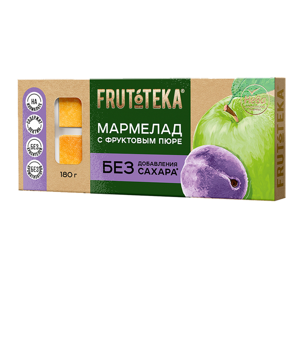 Мармелад слива и яблоко (на изомальте) FRUTOTEKA