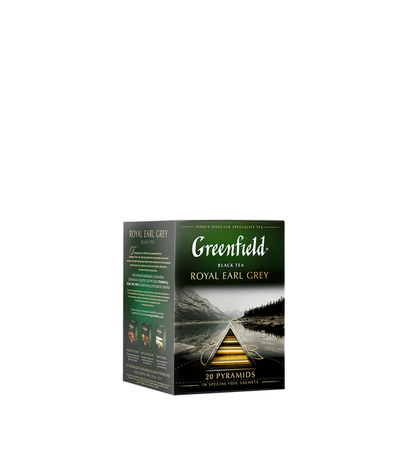 Royal Earl Gray black tea in pyramids