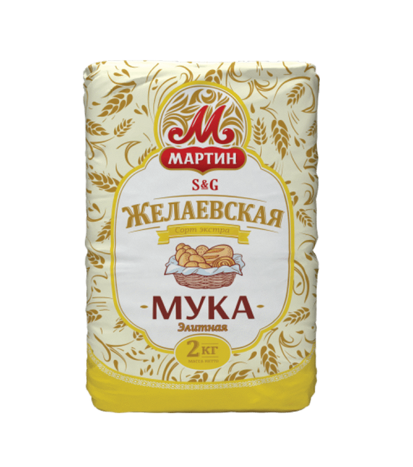 Flour "Zhelaevskaya" extra grade 2kg