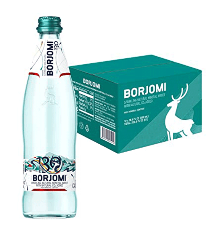 Вода Borjomi природная минеральная 0.5л. (12 шт.)