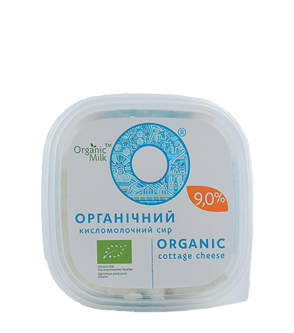 Органический творог 9%