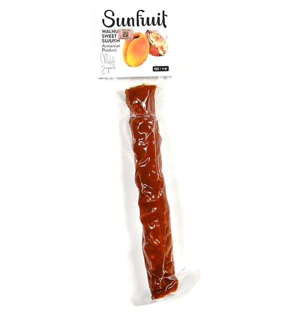 Churchkhela with apricot and nuts