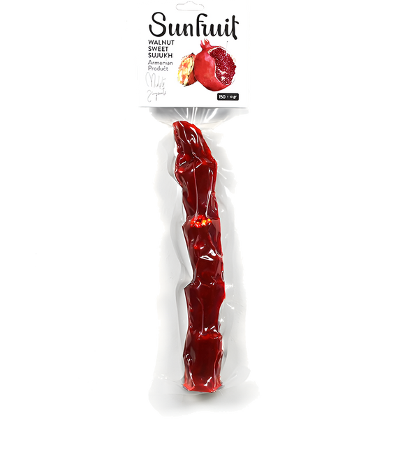 Churchkhela with pomegranate and nuts