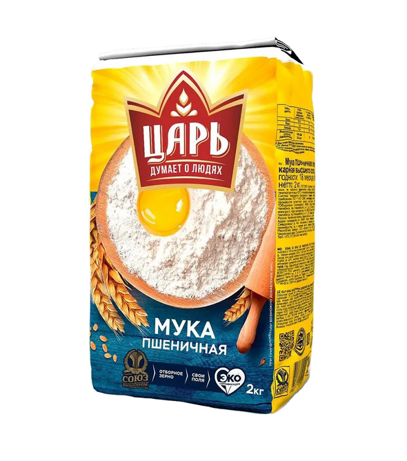 Wheat flour Tsar premium grade 2kg