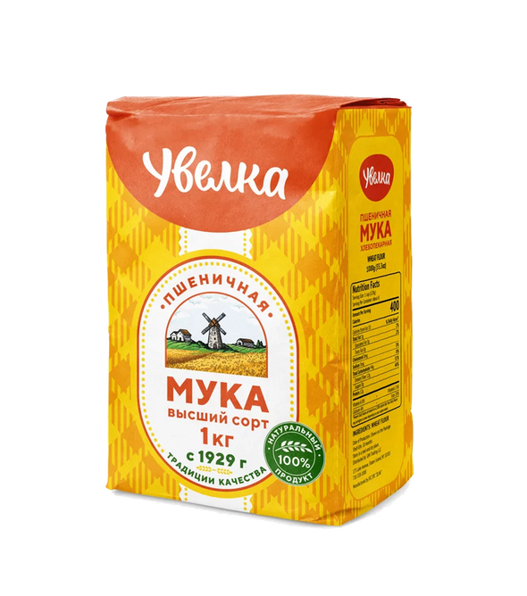 Uvelka wheat flour premium 1kg