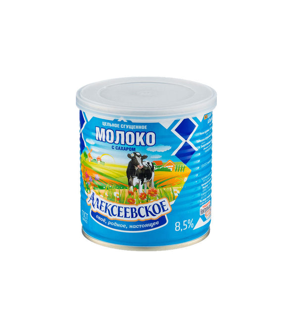 Alekseevskoe Sweetened Condensed Whole Milk 8.5%