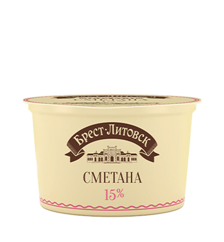Сметана Брест Литовск 15%