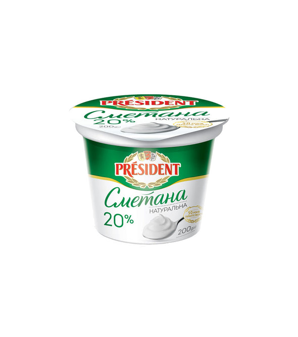 Sour cream president 20%