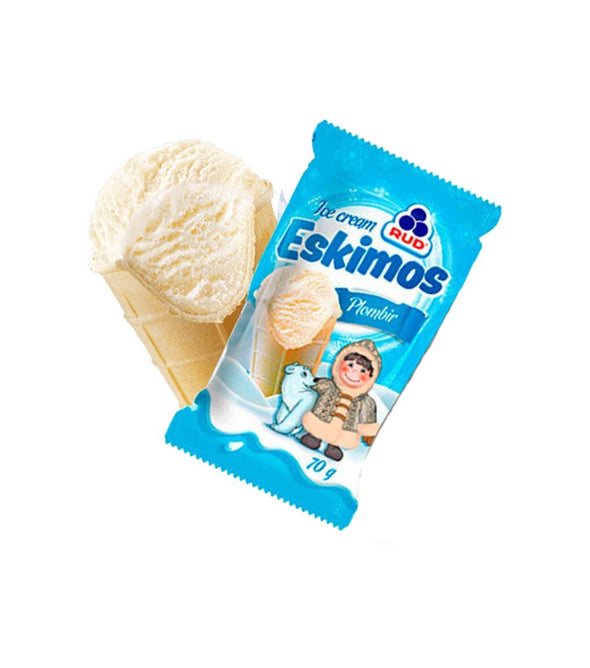 Ice cream in a waffle cup "ESKIMOS"