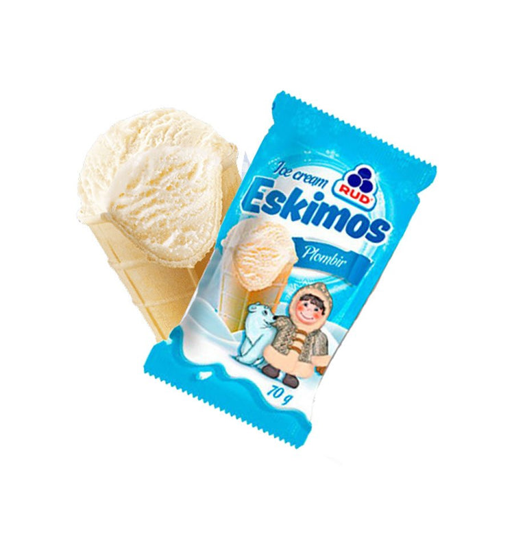 Ice cream in a waffle cup "ESKIMOS"