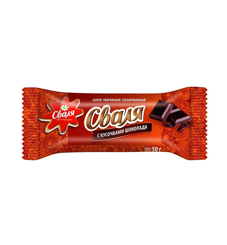 Сырок твороженный с кусочками шоколада