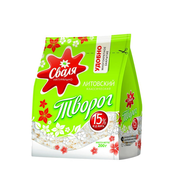 Творог Сваля 15% бзмж