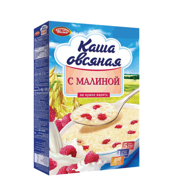 Овсянка малиновая быстрого приготовления