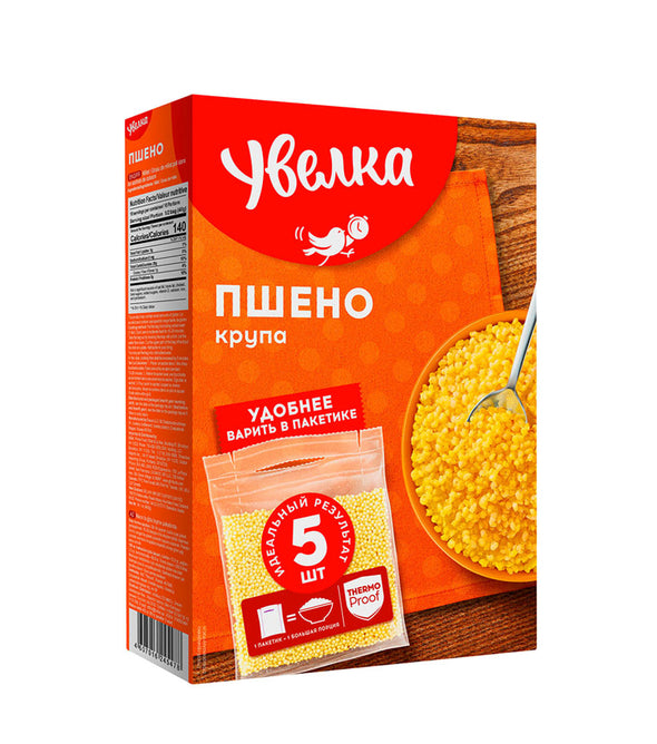 Пшено крупа в пакетиках