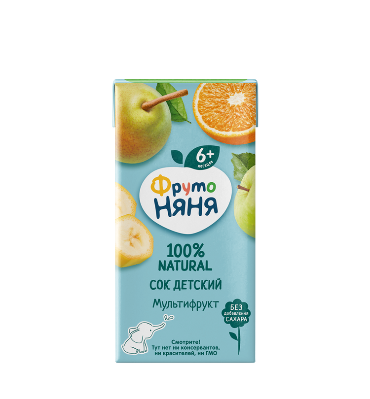 “FrutoNyanya” multifruit juice, unclarified, 200 ml