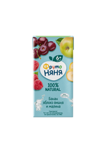 “FrutoNyanya” nectar made from banana, apple, cherry, and raspberry, 200 ml