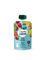 FrutoNyanya apple, banana, and strawberry purée, 90 g