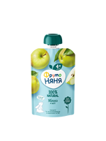 “FrutoNyanya” apple purée in soft pouch, 90 g