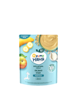 FrutoNyanya dry milk oatmeal porridge with apples and bananas, 200 g