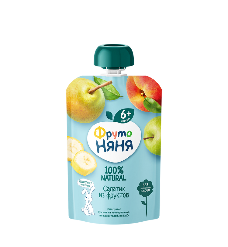 “FrutoNyanya” fruit purée “Fruit Salad”, 90 g