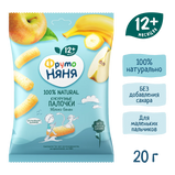 FrutoNyanya corn sticks with apple and banana, 20 g