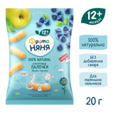 FrutoNyanya corn sticks with apple and blueberry, 20 g