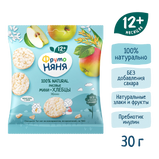 FrutoNyanya mini rice cakes with apple, 30 g