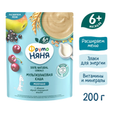 FrutoNyanya dry multigrain milk porridge with apple, currant, and cherry, 200 g