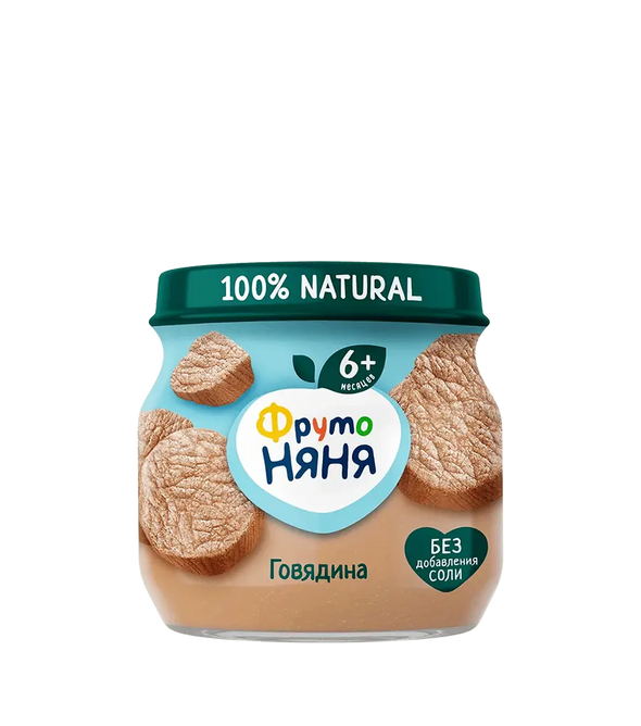FrutoNyanya Beef Puree 80g.