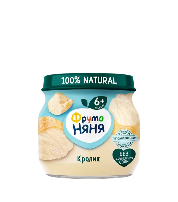 FrutoNyanya Rabbit Puree 80g.