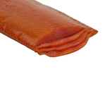 Royal salmon of cold smoking with orange, honey and ginger