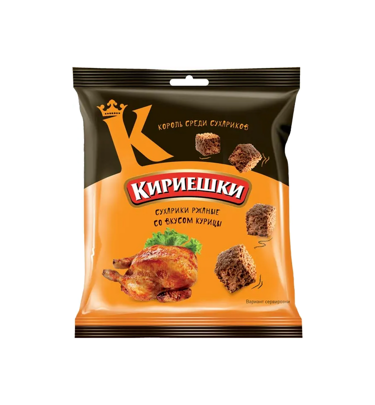 «Кириешки», сухарики со вкусом курицы 40 г