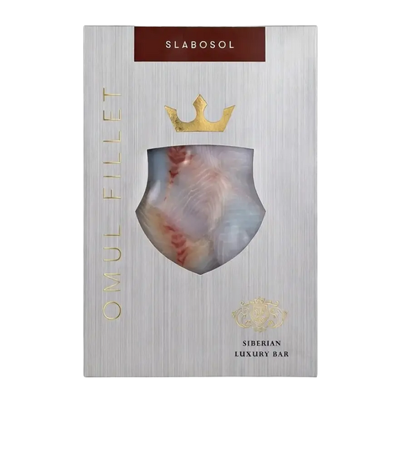 Омуль слабосолёный в нарезке 300г.