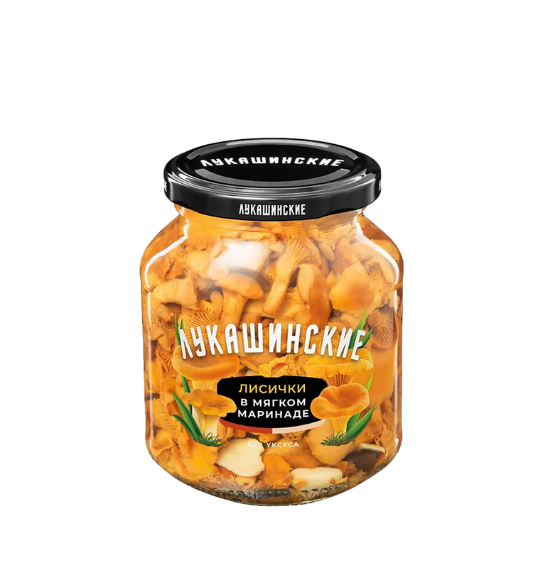 Лисички в мягком маринаде