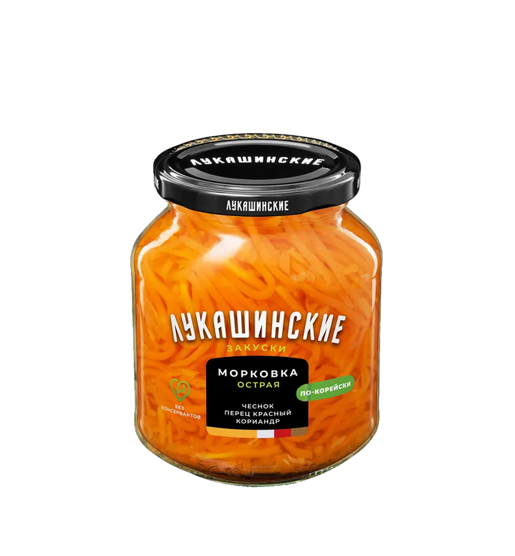 Лукашинские Морковь острая по-корейски
