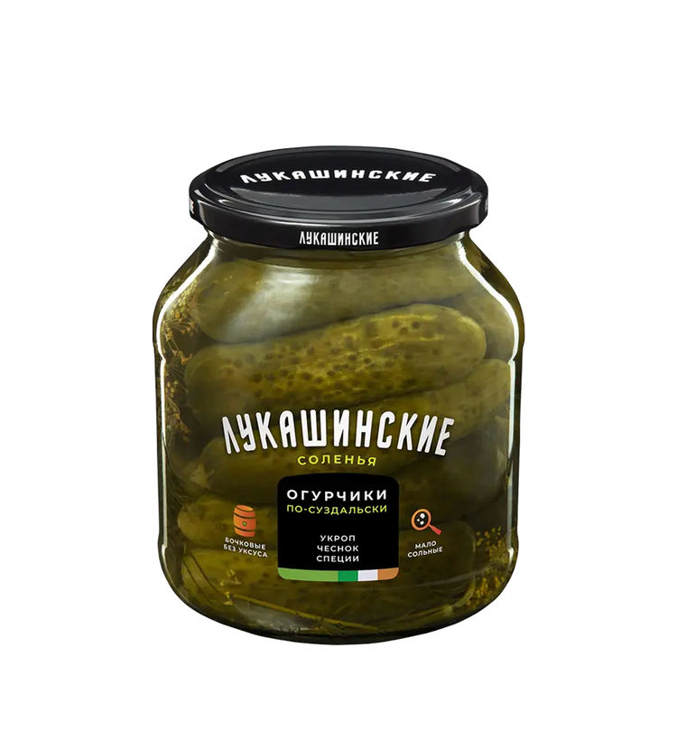 Огурчики «Лукашинские» малосольные по-суздальски