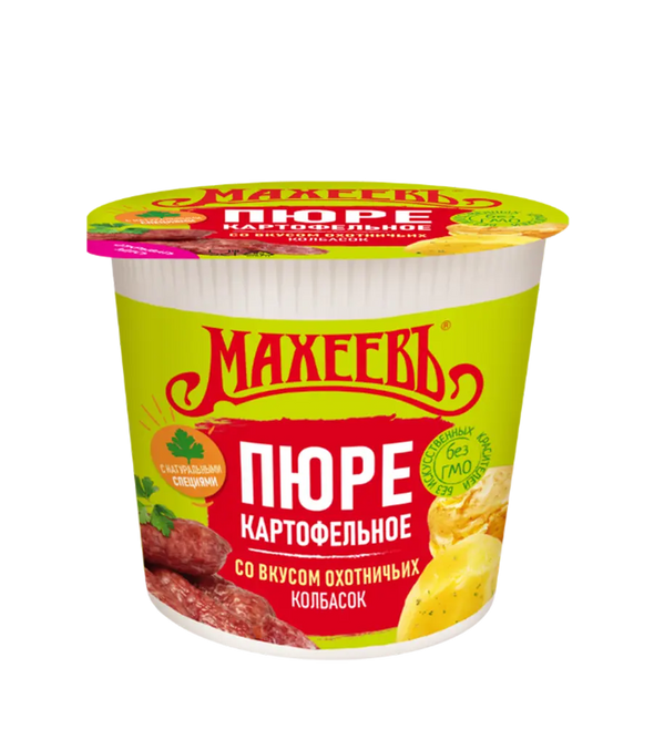 Makheev Potato Puree with Hunter Sausage Flavor