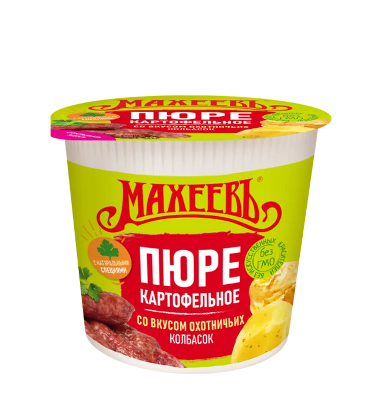 Makheev Potato Puree with Hunter Sausage Flavor