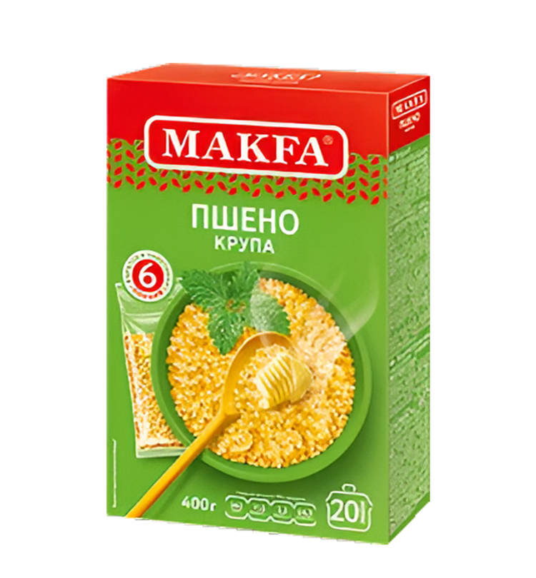 Пшено в пакетиках Макфа