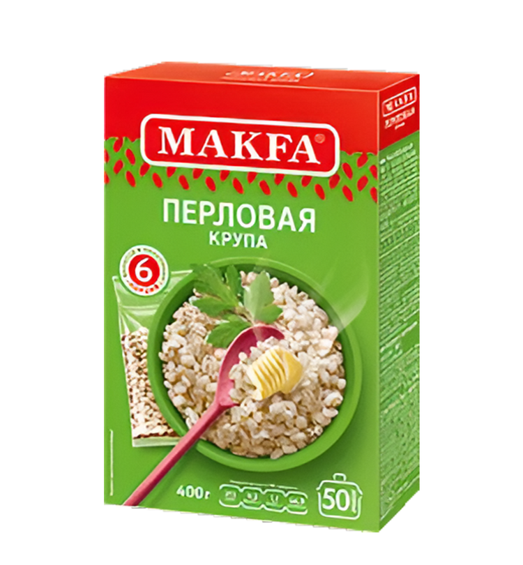 Перловая крупа в пакетиках Макфа