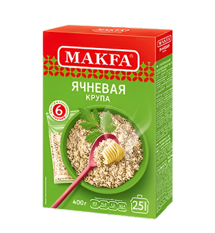 Ячневая крупа в пакетиках Макфа