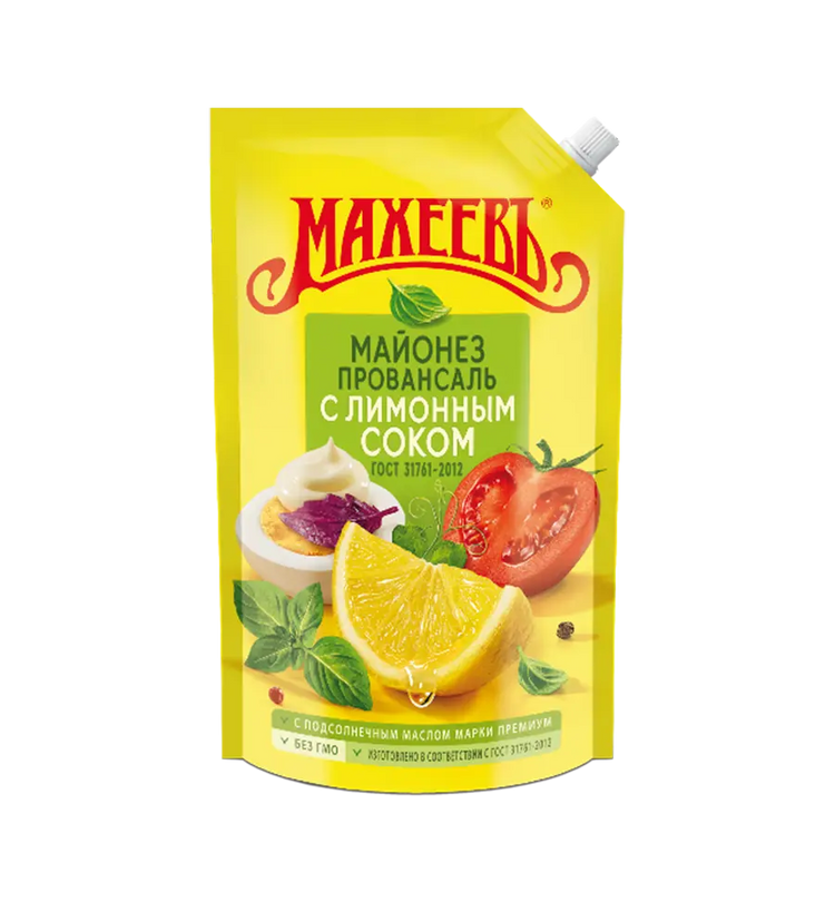 Майонез Махеевъ "Провансаль с лимонным соком" 67% 200мл